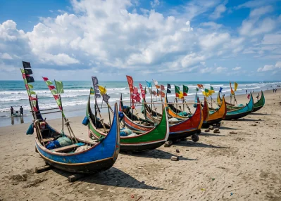 কক্সবাজার সমুদ্রের ঢেউয়ে উৎসবের আনন্দ